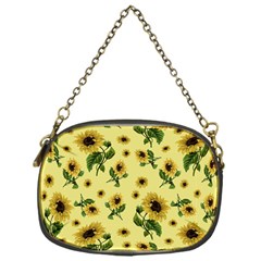 Sunflowers Pattern Chain Purses (one Side)  by Valentinaart