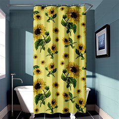 Sunflowers Pattern Shower Curtain 36  X 72  (stall)  by Valentinaart