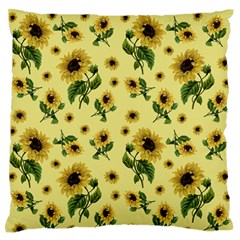 Sunflowers Pattern Standard Flano Cushion Case (two Sides) by Valentinaart