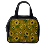 Sunflowers pattern Classic Handbags (One Side) Front