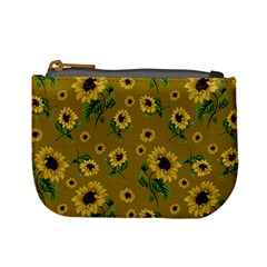 Sunflowers Pattern Mini Coin Purses