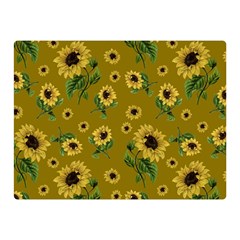 Sunflowers Pattern Double Sided Flano Blanket (mini)  by Valentinaart