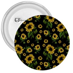 Sunflowers Pattern 3  Buttons by Valentinaart