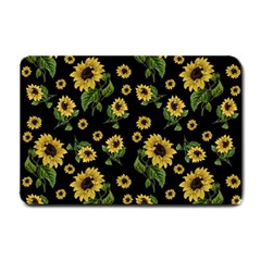 Sunflowers Pattern Small Doormat  by Valentinaart