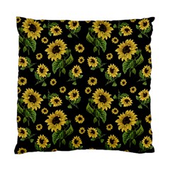 Sunflowers Pattern Standard Cushion Case (two Sides) by Valentinaart