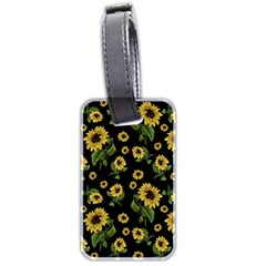 Sunflowers Pattern Luggage Tags (two Sides) by Valentinaart