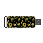 Sunflowers pattern Portable USB Flash (One Side) Front