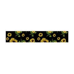 Sunflowers Pattern Flano Scarf (mini) by Valentinaart