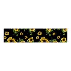 Sunflowers Pattern Velvet Scrunchie by Valentinaart