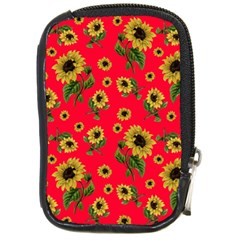 Sunflowers Pattern Compact Camera Cases by Valentinaart