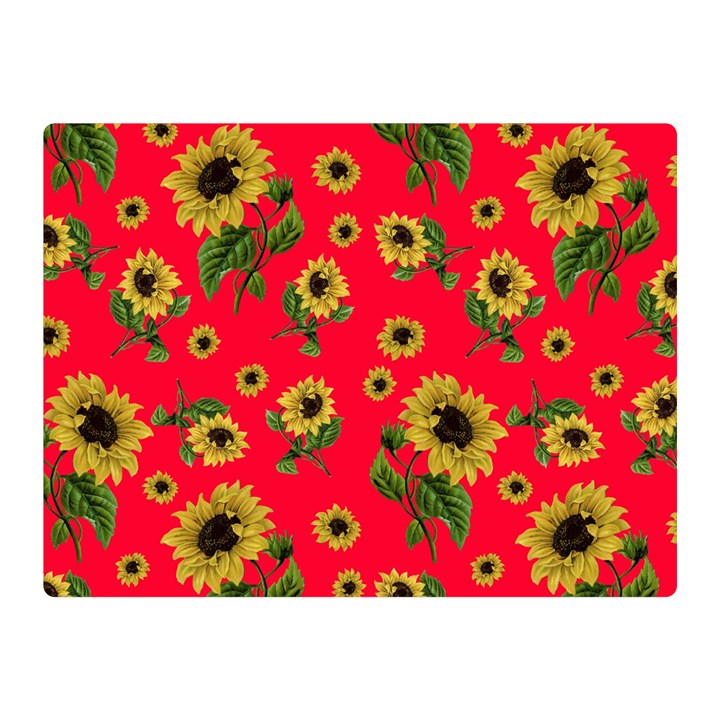 Sunflowers pattern Double Sided Flano Blanket (Mini) 