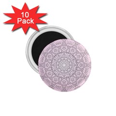 Pink Mandala art  1.75  Magnets (10 pack) 