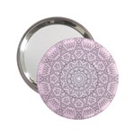 Pink Mandala art  2.25  Handbag Mirrors Front