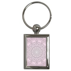 Pink Mandala art  Key Chains (Rectangle) 