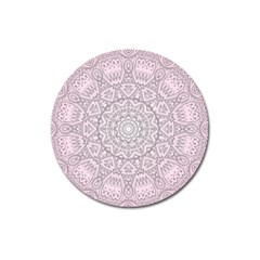 Pink Mandala art  Magnet 3  (Round)