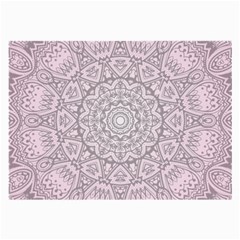 Pink Mandala art  Large Glasses Cloth (2-Side)