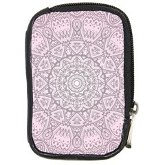 Pink Mandala art  Compact Camera Cases