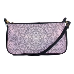 Pink Mandala Art  Shoulder Clutch Bags by paulaoliveiradesign