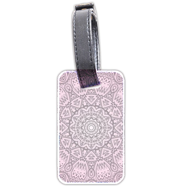 Pink Mandala art  Luggage Tags (Two Sides)