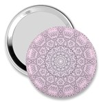 Pink Mandala art  3  Handbag Mirrors Front