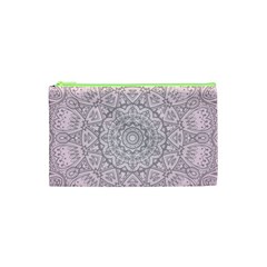 Pink Mandala art  Cosmetic Bag (XS)