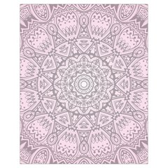 Pink Mandala art  Drawstring Bag (Small)