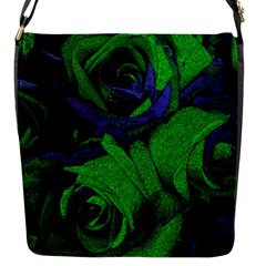 Roses Vi Flap Messenger Bag (s) by markiart