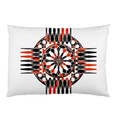 Geometric Celtic Cross Pillow Case by linceazul