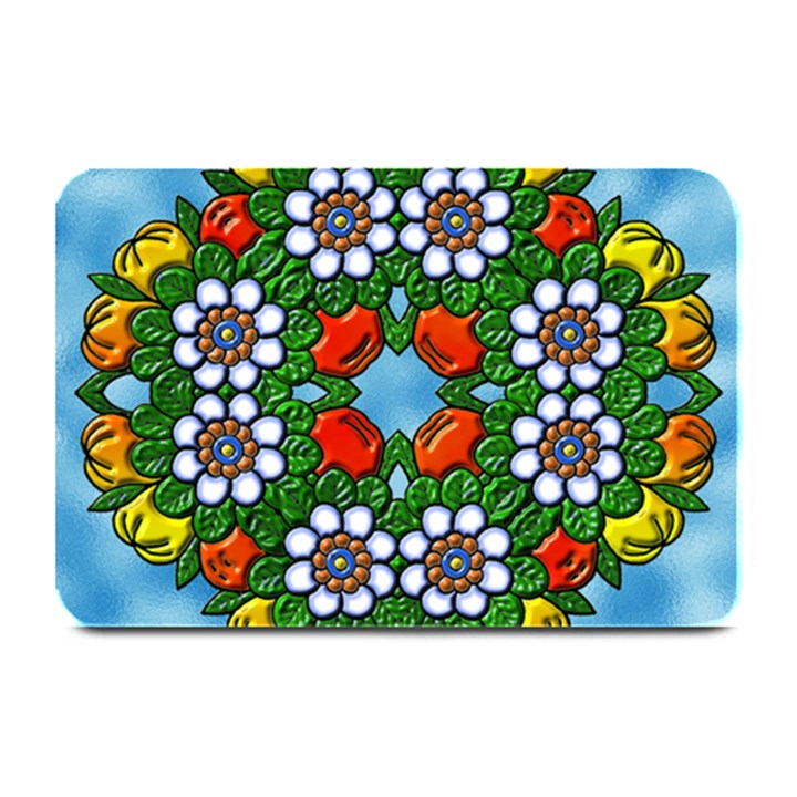 Cute Floral Mandala  Plate Mats