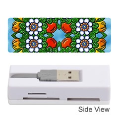 Cute Floral Mandala  Memory Card Reader (stick)  by paulaoliveiradesign