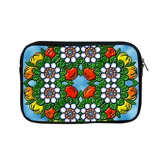 Cute Floral Mandala  Apple Ipad Mini Zipper Cases by paulaoliveiradesign