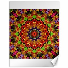 Fractal Mandala Abstract Pattern Canvas 36  X 48   by paulaoliveiradesign