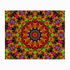 Fractal Mandala Abstract Pattern Small Glasses Cloth (2-side) by paulaoliveiradesign