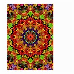 Fractal Mandala Abstract Pattern Small Garden Flag (two Sides) by paulaoliveiradesign