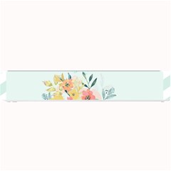 Watercolor Floral Blue Cute Butterfly Illustration Small Bar Mats by paulaoliveiradesign