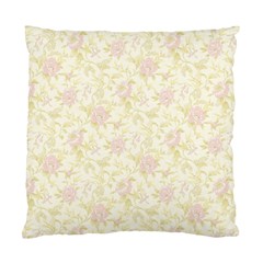 Floral Paper Pink Girly Pattern Standard Cushion Case (one Side) by paulaoliveiradesign