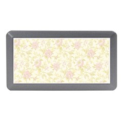 Floral Paper Pink Girly Pattern Memory Card Reader (mini) by paulaoliveiradesign