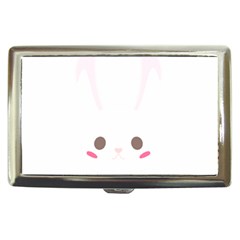 Rabbit Cute Animal White Cigarette Money Cases by Nexatart