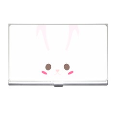 Rabbit Cute Animal White Business Card Holders