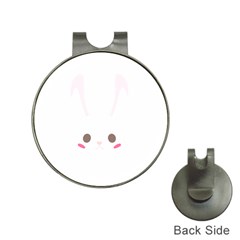 Rabbit Cute Animal White Hat Clips with Golf Markers