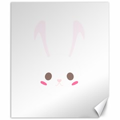 Rabbit Cute Animal White Canvas 20  x 24  