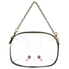 Rabbit Cute Animal White Chain Purses (One Side) 