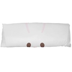 Rabbit Cute Animal White Body Pillow Case Dakimakura (Two Sides)