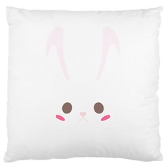 Rabbit Cute Animal White Large Cushion Case (One Side)