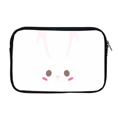 Rabbit Cute Animal White Apple MacBook Pro 17  Zipper Case