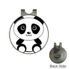 Bear Panda Bear Panda Animals Hat Clips With Golf Markers by Nexatart