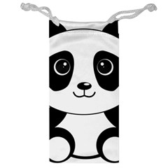 Bear Panda Bear Panda Animals Jewelry Bag by Nexatart