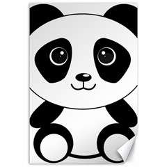 Bear Panda Bear Panda Animals Canvas 24  X 36  by Nexatart