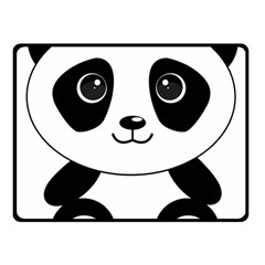 Bear Panda Bear Panda Animals Fleece Blanket (small) by Nexatart