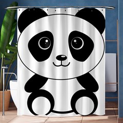 Bear Panda Bear Panda Animals Shower Curtain 60  X 72  (medium)  by Nexatart